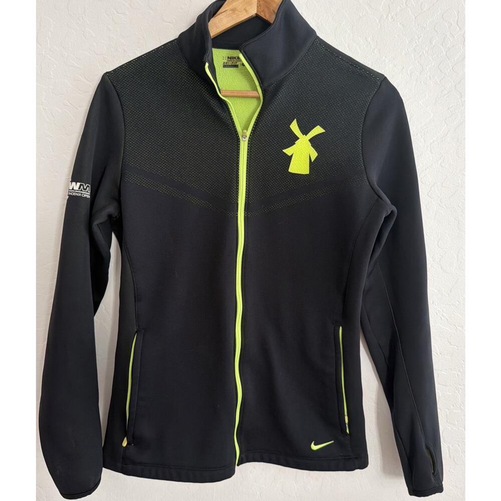 Dutch Bros Nike Waste Management Open Golf TPC Full Zip‎ Jacket Womens M Dri-fit